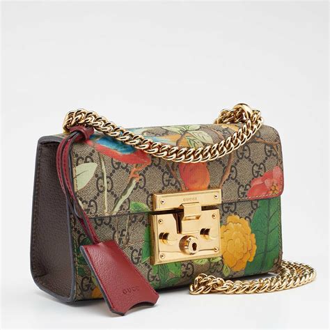 gucci padlock small embossed leather shoulder bag|Gucci tian supreme shoulder bag.